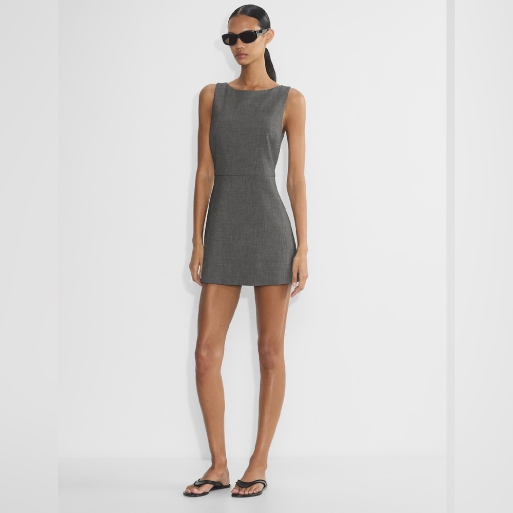 Aritzia Charcoal Mini Dress